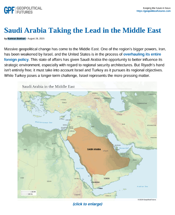Saudi Arabia Taking the Lead in the Middle East (Kamran Bokhari)